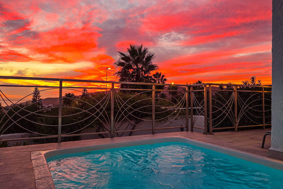 Experience spectacular sunsets ...