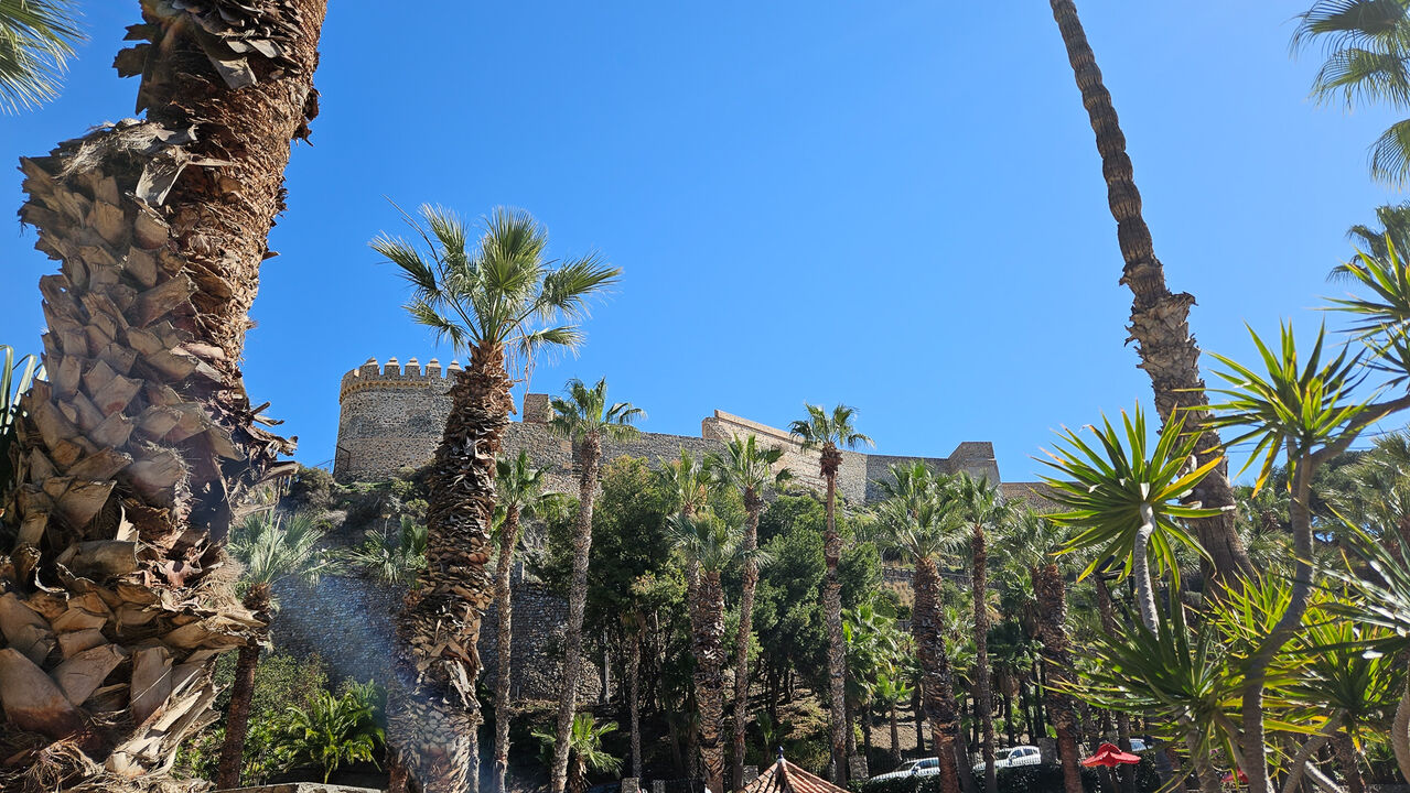 View of the San Miguel castle in Almunecar