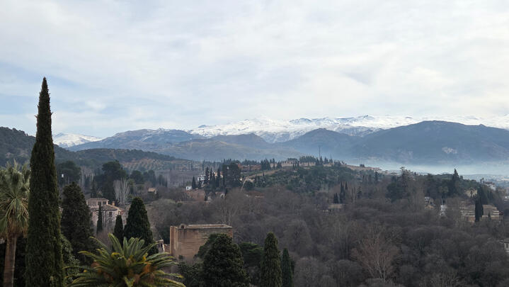 View in the direction of the Sierra Nevada