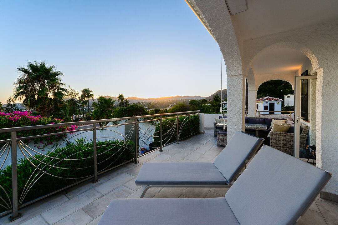 Coucher de soleil à la Casa Feliz