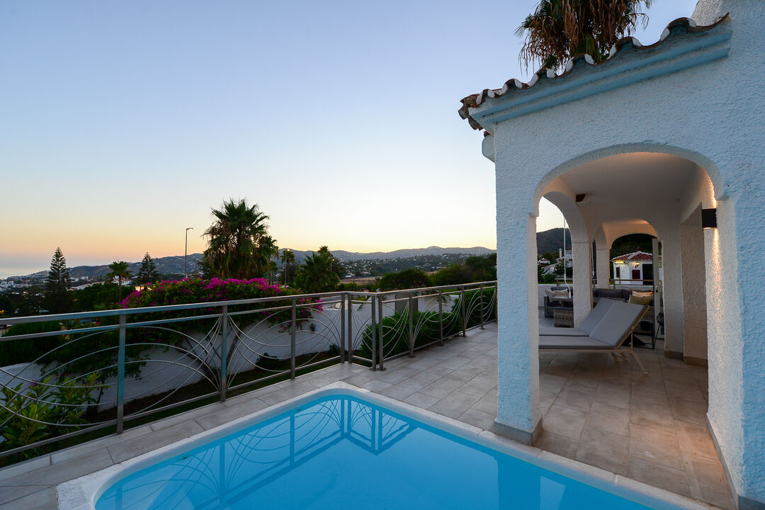 Le crépuscule à la Casa Feliz
